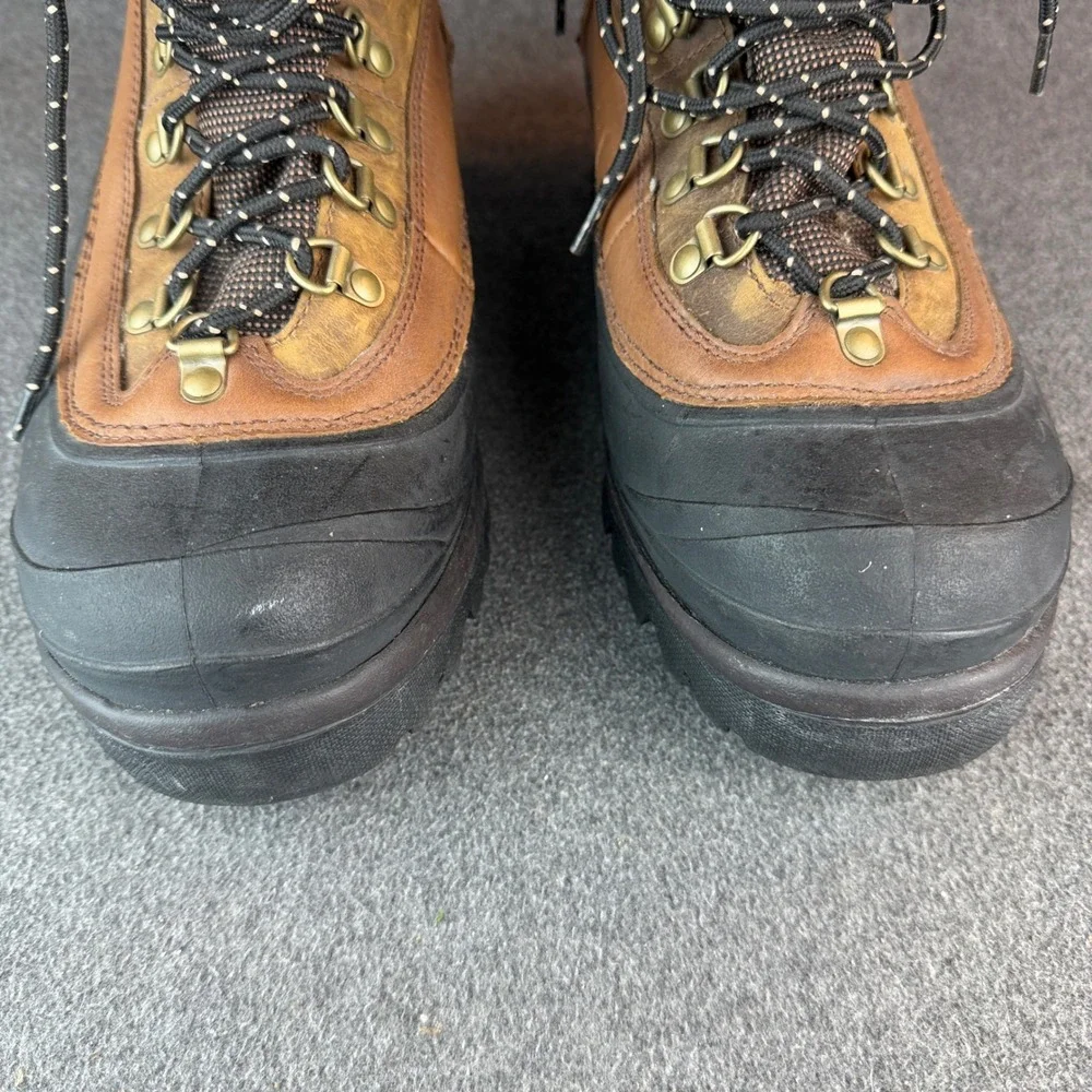 Sorel Mens Conquest Waterproof Leather Boots Brown NM1049-287‎ Size 10.5